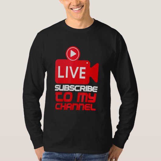 Blogger für den Live-Streaming-Streamer 1 T-Shirt (Vorderseite)