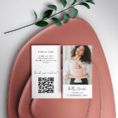 Blogger Influencer Content Creator Foto QR Code Visitenkarte