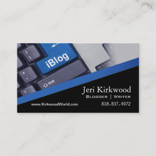 Blogger Journalist Nachrichtenautor WordPress Blog Visitenkarte