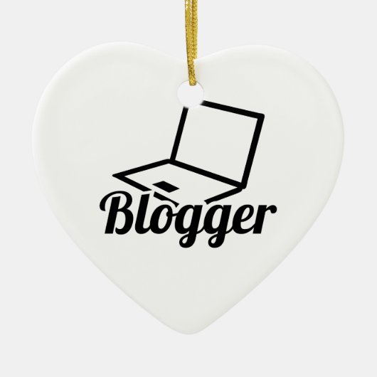 Blogger Keramikornament (Vorne)