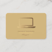 Blogger QR Code Business Card Visitenkarte (Vorderseite)