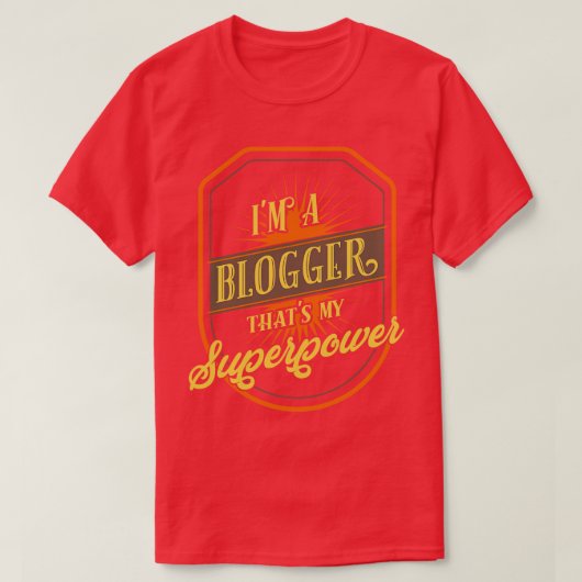 Blogger T-Shirt (Design vorne)