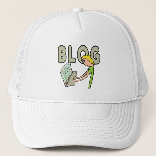 Blogger Truckerkappe (Vorderseite)