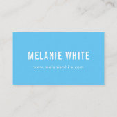 Blogger und Grafikdesigner Visitenkarte (Rückseite)