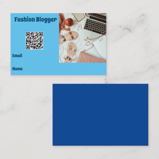 Blogger Visitenkarte (Vorne/Hinten)