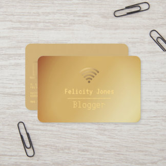 Blogger-Visitenkarte Visitenkarte