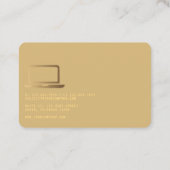 Blogger-Visitenkarte Visitenkarte (Rückseite)