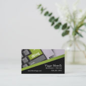 Blogger Writer Editor Internet WordPress Blog Visitenkarte (Stehend Vorderseite)