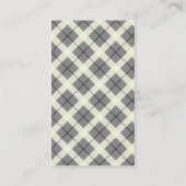 Bloggers Minimalistic [Schwarzes u. Creme (weg vom Visitenkarte (Rückseite)