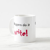 Bloggers tun es, schreiben! , kaffeetasse (Vorderseite Links)