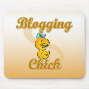 Blogging Chick Mousepad