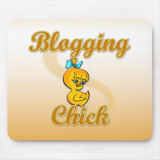 Blogging Chick Mousepad (Vorne)