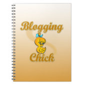 Blogging Chick Notizblock (Vorderseite)
