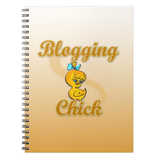Blogging Chick Notizblock (Vorderseite)