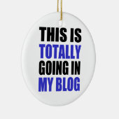 Blogging Keramikornament (Rechts)