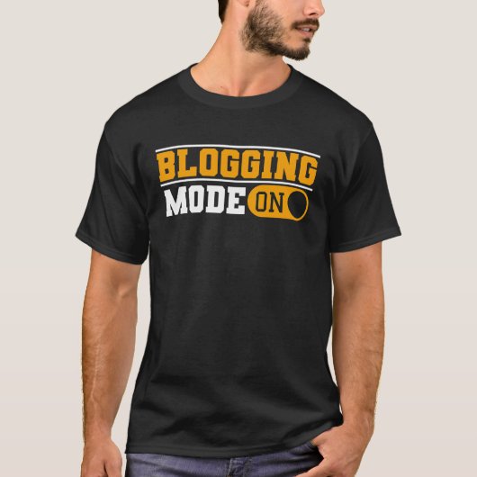 Blogging Mode On Content Creator Blogger T-Shirt (Vorderseite)