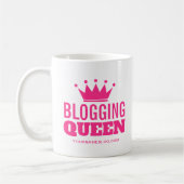 Blogging Queen coffee Tasse gift for women blogger (Links)