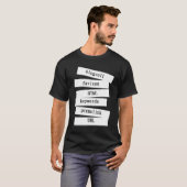 Blogging-Umgangssprache, modernes Design T-Shirt (Vorne ganz)