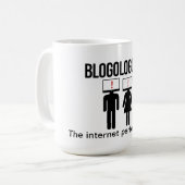 Blogologues Kaffeetasse (Vorderseite Links)