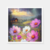 Blogs in Blocks: Ein künstlerisches Display Serviette (Vorderseite)