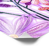 Blogs in Paper & Thread: 3D-Wildblume Fotodruck (Ecke)