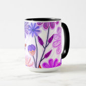 Blogs in Paper & Thread: 3D-Wildblume Tasse (VorderseiteRechts)