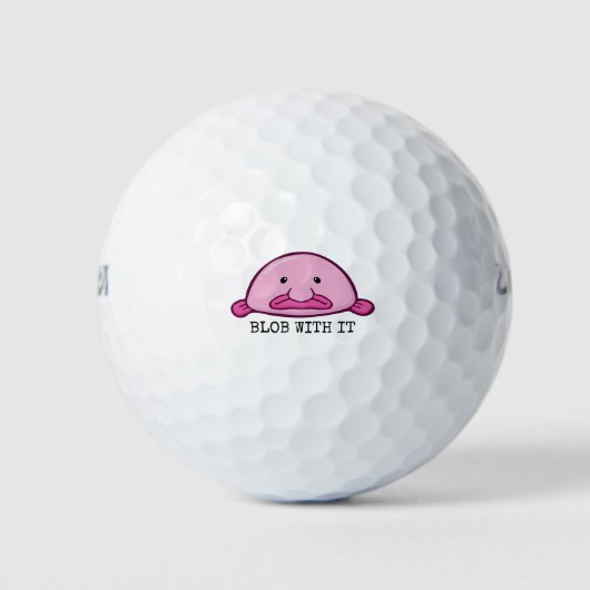 Blogs mit ihm / Blobfish Golfball (Vorderseite)