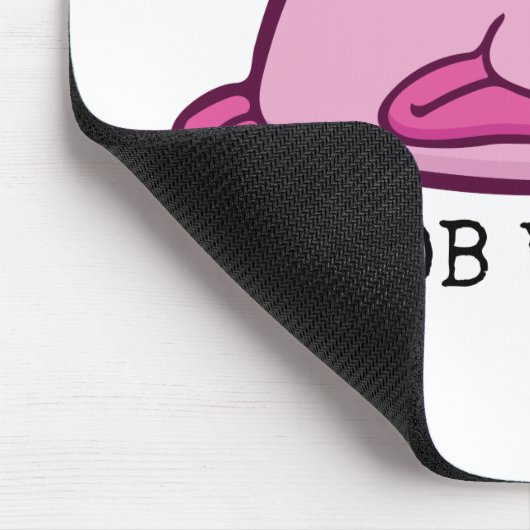 Blogs mit ihm / Blobfish Mousepad (Ecke)