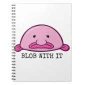Blogs mit ihm / Blobfish Notizblock (Vorderseite)