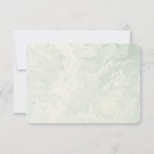 Blogs und Flügel: Eine Wasserfarbe Dankeskarte (Rückseite)