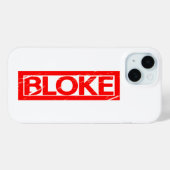 Bloke Briefmarke Case-Mate iPhone Hülle (Rückseite (Horizontal))
