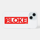 Bloke Briefmarke iPhone 15 Hülle (Rückseite (Horizontal))