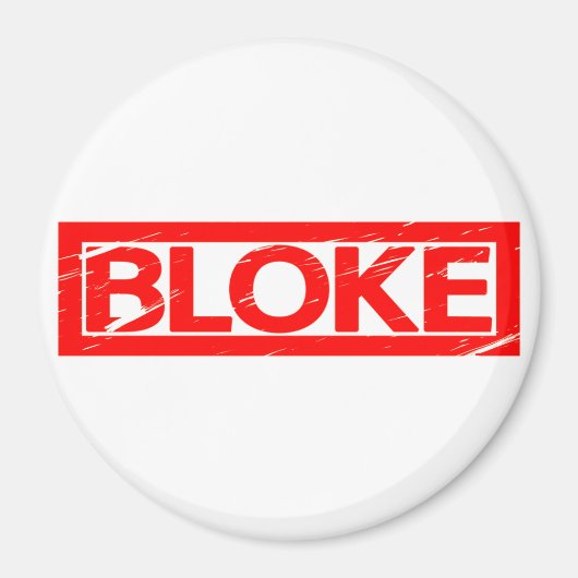 Bloke Briefmarke Magnet (Vorne)