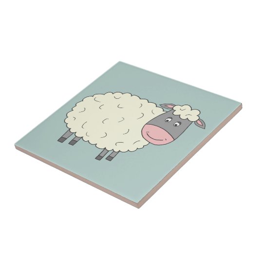 Blöken-Blöken-Schafe Fliese (Seite)