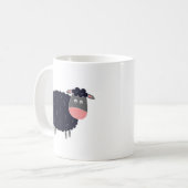 Blöken-Blöken-schwarze Schafe Kaffeetasse (Vorderseite Links)
