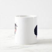 Blöken-Blöken-schwarze Schafe Kaffeetasse (Mittel)