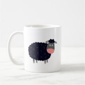 Blöken-Blöken-schwarze Schafe Kaffeetasse (Links)