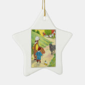 Blöken, Blöken, schwarzes Schaf, hat Sie alle Keramikornament (Rechts)