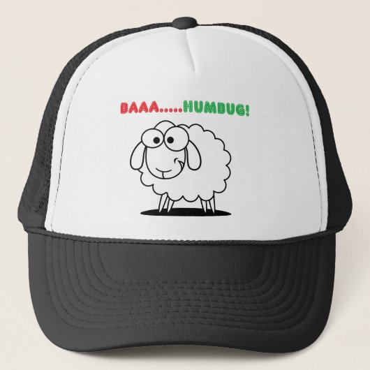 Blöken….Humbug! Truckerkappe (Vorderseite)