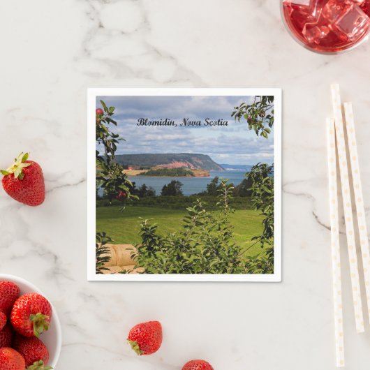Blomidin, Nova Scotia, Kanada Serviette (Beispiel)