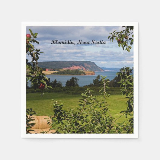 Blomidin, Nova Scotia, Kanada Serviette (Vorderseite)