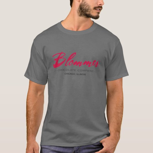 Blommer Schokoladenfabrik chicago illinois T-Shirt (Vorderseite)