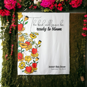 Blomming Blume Wandteppich