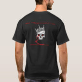 Blond American Rocker Design T-Shirt (Rückseite)