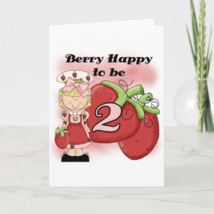 Blond Berry 2. Geburtstagsgeschenke und Geschenke Karte