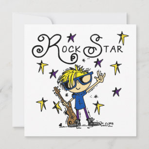 Blond Boy Rock Star