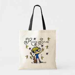 Blond Boy Rock Star Tragetasche