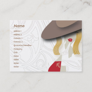 Blond - Chubby Visitenkarte