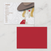 Blond - Chubby Visitenkarte (Vorne/Hinten)