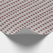 Blond Cocker Spaniel Herz Geschenkpapier (Ecke)